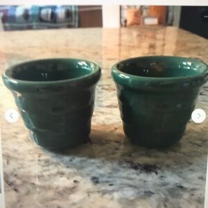 Longaberger Ivy Two Piece Votive Set